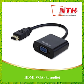  Cáp Chuyển HDMI sang VGA Không audio