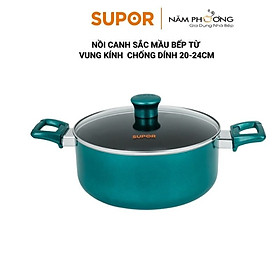 Nồi canh chống dính sử dụng trên bếp từ 24cm Supor HT18203-T18