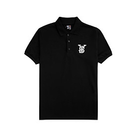 Áo thun polo unisex Local Brand BYS - BYS BASIC LOGO THÊU