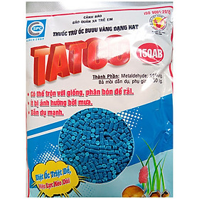 GÓI 120 GRAM - BẢ MỒI DIỆT ỐC SÊN, ỐC BƯƠU VÀNG, SÂU HẠI CÂY TRỒNG TATOO - SỬ DỤNG RẢI PHÒNG TRỪ ỐC SÊN TRÊN LAN - ỐC BƯU VÀNG TRÊN LÚA