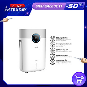 Mua Máy Hút Ẩm Dân Dụng Deerma Ion Âm  Dung Tích Hút Ẩm 12L  Công Suất 200W  Cảm Biến Điện Tử Thông Minh Dành Cho Phòng Diện Tích Dưới 40m2 - Hàng Chính Hãng