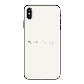 Ốp lưng dành cho iPhone X / Xs / Xs Max / Xr - My Soul Is Always With You