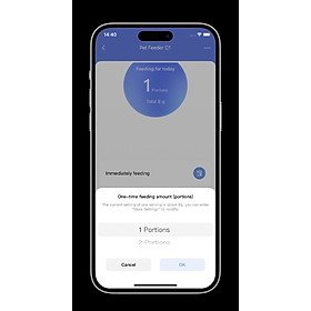 Máy Cho Thú Cưng Ăn Tự Động AQARA SMART PET FEEDER C1 - HÀNG QUỐC TẾ - Kết Nối Wifi, Điều Khiển Từ Xa, Hẹn Lịch Trình, Hàng Chính Hãng, BH 12 Tháng