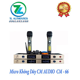 Mua Micro không dây CM AUDIO CM-66 hàng nhập khẩu chính hãng tặng kèm pin chống năn