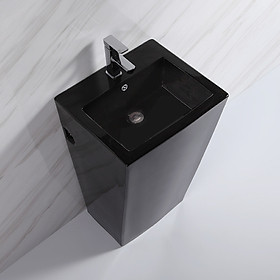 Mua Chậu rửa lavabo liền khối mầu đen BRODA 1024-1