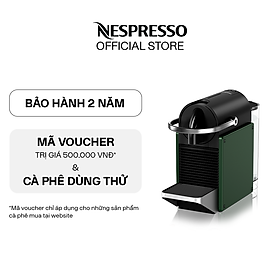 Máy pha cà phê Nespresso Pixie Xanh Lá Đậm - Hàng chính hãng