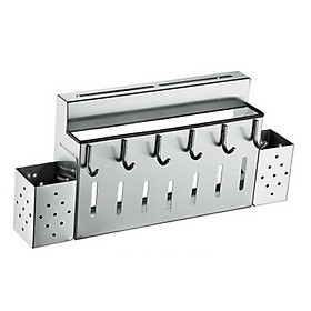 Kệ bếp đa năng Inox 304 Eurolife EL-K5 ( Trắng bạc)