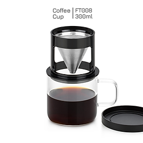 Mua Ly lọc cafe thủy tinh SAMAGLAS FT008 (300ml)
