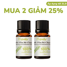 Tinh Dầu Sả Chanh Tự Nhiên Nguyên Chất 10ml Hapaku