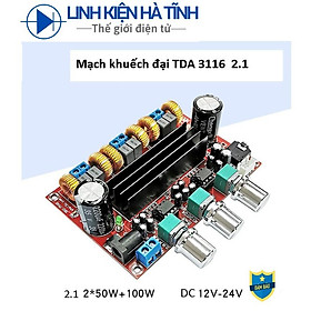 Mua TPA3116D2 Mạch khuếch đại công suất 2.1 chíp kép TPA3116D2  TPA3116 3116 12V-24V  2 * 50W + 100W
