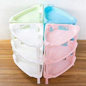 KỆ NHỰA GÓC TAM GIÁC 3 TẦNG ĐỰNG ĐỒ CÁ NHÂN , ĐỰNG GIA VỊ VẬT DỤNG NHÀ TẮM TIẾT KIỆM KHÔNG GIAN LẮP RÁP ĐƠN GIẢN