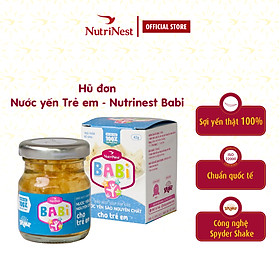 Nước Yến Sào Cho Trẻ Em Sợi Yến Thật 100% NutriNest Babi Giàu Dưỡng Chất Tự Nhiên - Hũ 42g