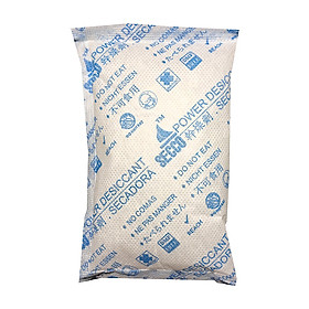 Mua Gói hút ẩm Secco silica gel 100gr  - 1kg(10 gói) - bảo quản thiết bị điện tử  máy ảnh không ẩm móc - Chính hãng - Vải trắng - Chữ to xanh 2 mặt.
