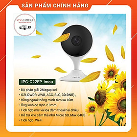 Mua Camera wifi Imou C22EP chính hãng - Kèm thẻ nhớ 32GB/64GB