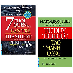 Hình ảnh Combo 2 cuốn: 7 Thói Quen Của Bạn Trẻ Thành Đạt + Tư Duy Tích Cực Tạo Thành Công