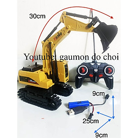 Xe Máy Xúc xe cẩu xe trộn, xe công trình điều khiển từ xa