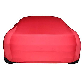Bạt phủ ô tô Audi Q7 nhãn hiệu Macsim sử dụng trong nhà chất liệu vải thun - màu đen và màu đỏ