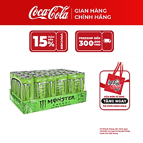 Lốc 24 Lon Nước Tăng Lực Giải Khát Monster Energy Ultra Paradise 355ml/Lon  Coca-Cola Official Store Sale 25.10_TK