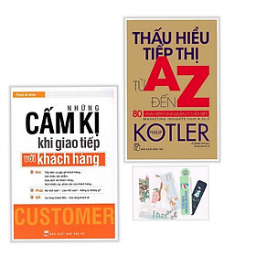 [Download Sách] Sách Combo Những Cấm Kị Khi Giao Tiếp Với Khách Hàng- Thấu Hiểu Tiếp Thị Từ A Đến Z ( Kèm Bookmark PD)