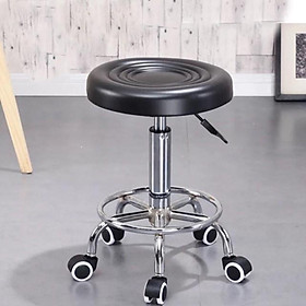 Mua GHẾ MÚI NÂNG HẠ XOAY 360 ĐỘ 2 MÀU ĐEN  NÂU Chuyên dùng cho Spa Thẩm Mỹ Viện