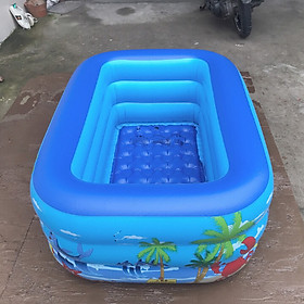 Mua Bể Bơi Phao 3 Tầng 1M3 Cho Bé Tặng Kèm Kính Bơi Và Keo Dán