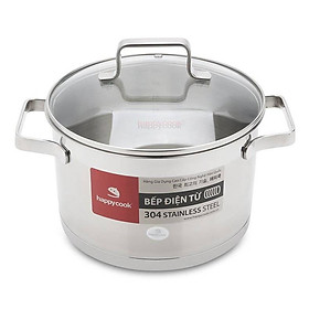 Mua Nồi inox cao cấp 3 đáy nắp kiếng Happy Cook Richard Plus N16-RSP (16cm)