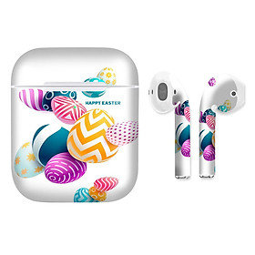 Mua Miếng dán skin chống bẩn cho tai nghe AirPods in hình thiết kế - atk294 (bản không dây 1 và 2)