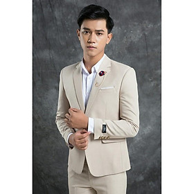 Bộ Vest Màu Kem DT Italia 60 Wool nổi bật