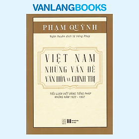 Sách Việt Nam Những Vấn Đề Văn Hóa Và Chính Trị - ĐT
