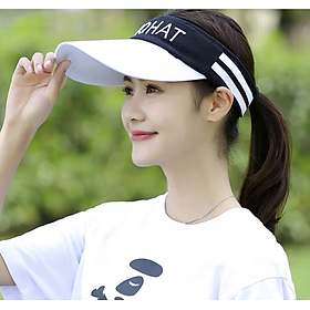 Mũ lưỡi trai hở đầu thể thao phong cách Hàn, nón kết nửa đầu chơi tennis- golf cao cấp