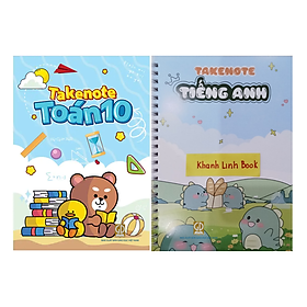 Sách - Combo Takenote Toán + tiếng anh lớp 10