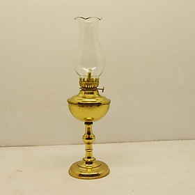 Mua Đèn Dầu Chân Lá Bằng Đồng