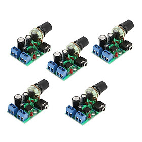 5PCS LM386 0.5-10W Audio Power Amplifier Module DC 3-12V Stereo Amp Board, DIY Sound System Component