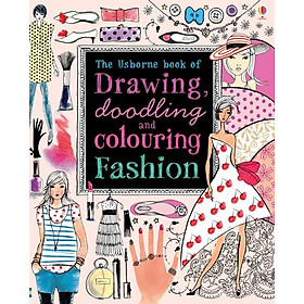 Sách tô màu tiếng Anh: Drawing, Doodling & Colouring Fashion