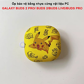 Ốp nhựa cứng Pokemon tai nghe Galaxy Buds 2 Pro/Buds Pro/Buds2/Buds Live