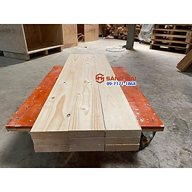 Mua - Thanh gỗ thông mặt rộng 10cm x dày 3cm x dài 120cm + láng mịn 4 mặt