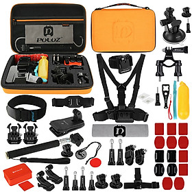 Bộ Phụ Kiện Máy Ảnh Puluz 53 Trong 1 Cho Go-Pro HERO7/6/5/5 Session/4 Session/Xiaoyi