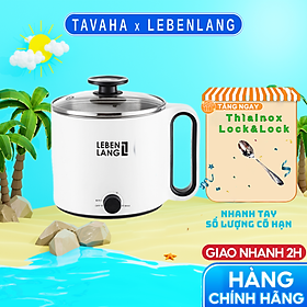 Nồi Lẩu Mini Lebenlang LBEC0808 Dung Tích 1.5L Đa Năng Nhỏ Gọn Bảo Hành 24 Tháng-Hàng chính hãng