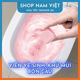 Hộp 12 Viên Vệ Sinh Bồn Cầu Tẩy Cặn Toilet, Diệt Khuẩn, Khử Mùi