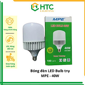Bóng đèn LED Bulb 40W, LBD-40T (trắng) , LBD-40V (vàng)- Thương Hiệu MPE