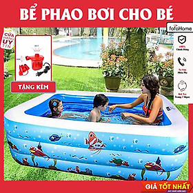 Mua Bể Bơi Trẻ Em Phao Bơi Cho Bé Hồ Bơi Cho Bé Loại 2-3 Tầng Dày Dặn Bền Đẹp Đáy 2 Lớp Chống Trơn Gấp Gọn Dễ Dàng Giao Mùa Ngẫu Nhiên