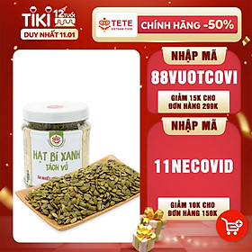 Hạt Bí Xanh Đã Tách Võ Đã Rang TETE 500 gram