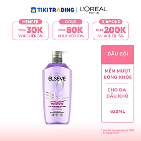 Dầu Gội Da Đầu Khô L’Oréal Paris Elseve Hyaluron Moisture 72H Moisture Filling Shampoo