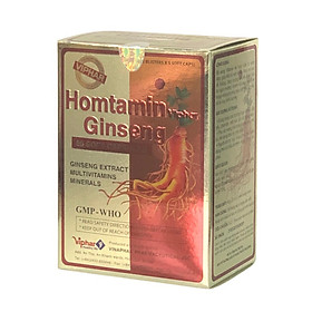 ￼HOMTAMI GINSENG Vinaphar -Hộp 60 Viên - Bồi Bổ Sức Khỏe Với Vitamin Và Khoáng Chất Từ Nhân Sâm