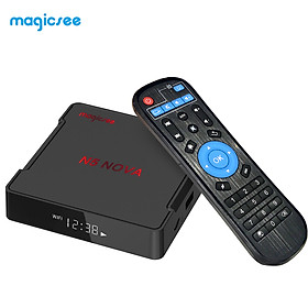 Hộp TV Thông Minh Magicsee N5 NOVA Android 9.0 RK3318 Quad Core 64 Bit 4K WiFi 2.4G&5G & 100M LAN HD H.265 VP9