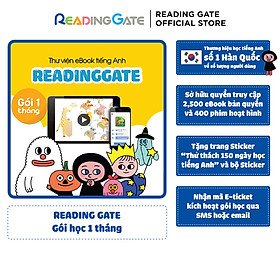 Reading Gate - ứng dụng đọc sách học tiếng anh đa nền tảng web/ Android/ IOS (Gói 1 tháng)