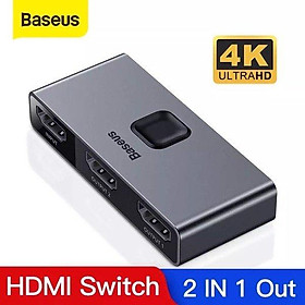 Thiết bị chia cổng HDMI 2 chiều Baseus Matrix HDMI Splitter - Hàng chính hãng