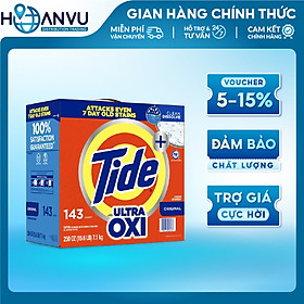 Bột Giặt Tide HE Ultra Oxi Powder Laundry Detergent Original 7.1kg