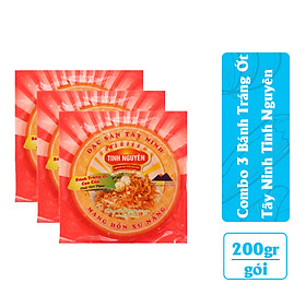 Combo 3 Bánh Tráng Ớt Tây Ninh Tin Nguyên 200g