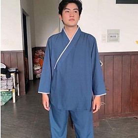 ĐỒ LAM ĐI CHÙA Mẫu Chui Đầu Nam Vải Kate Mịn